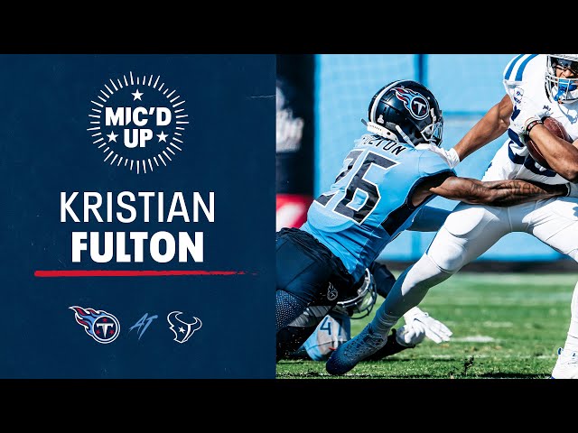 Kristian Fulton vs. Indianapolis Colts | Mic'd Up