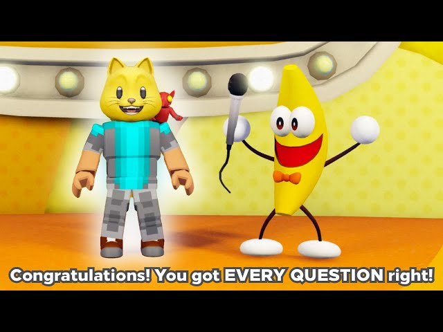 I GOT EVERY QUESTION RIGHT in Roblox BRAIN GAME!