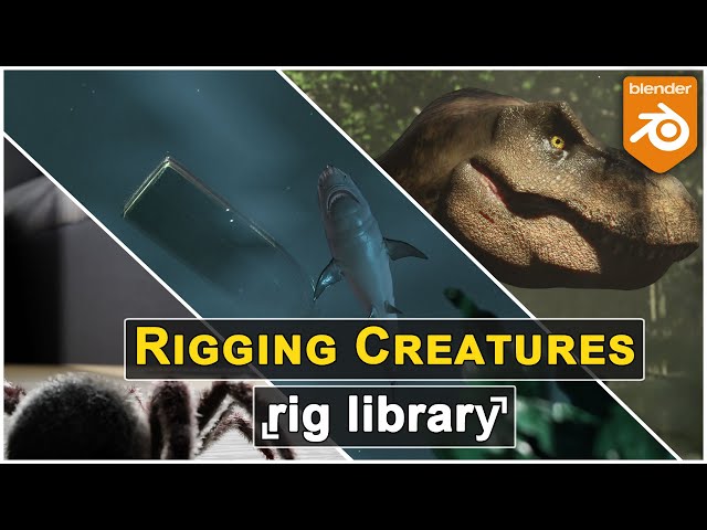 How to rig and animate creatures in minutes: AutoRig Pro - Rig Library