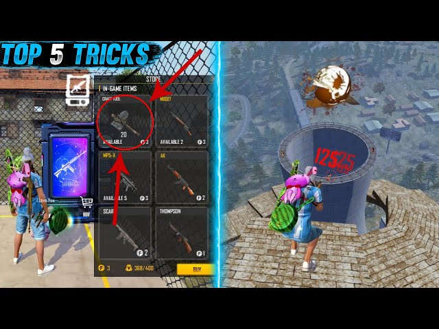 TOP 5  NEW SECRET TIPS & TRICKS IN FREE FIRE 2021- GEXAN GAMING #2