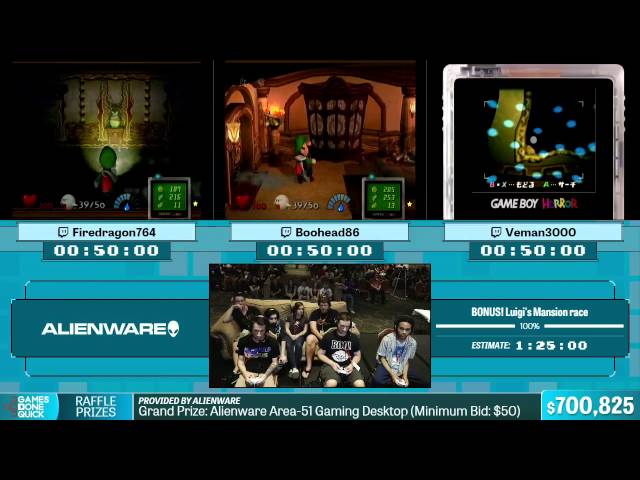 Luigi's Mansion by Various Runners in 1:13:58 - Summer Games Done Quick 2015 - Part 140