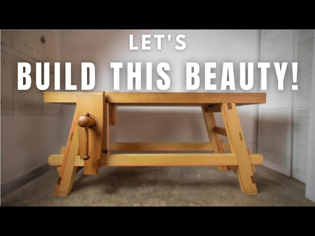 Watch me BUILD this beautiful WORKBENCH…[2 Month Timelapse]