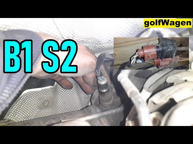 VW Golf 7 oxygen sensor b1 s2 removal p0036,p0136,p0141