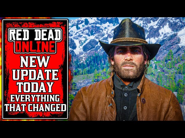 The New Red Dead Online Update Today (RDR2)