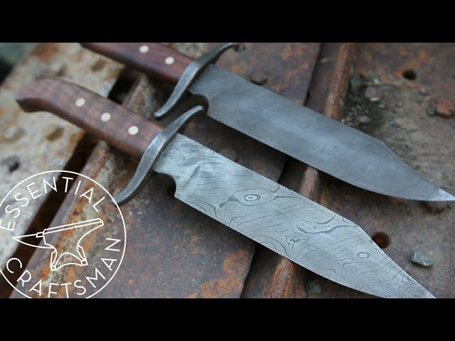 Forging 2 Bowie Knives