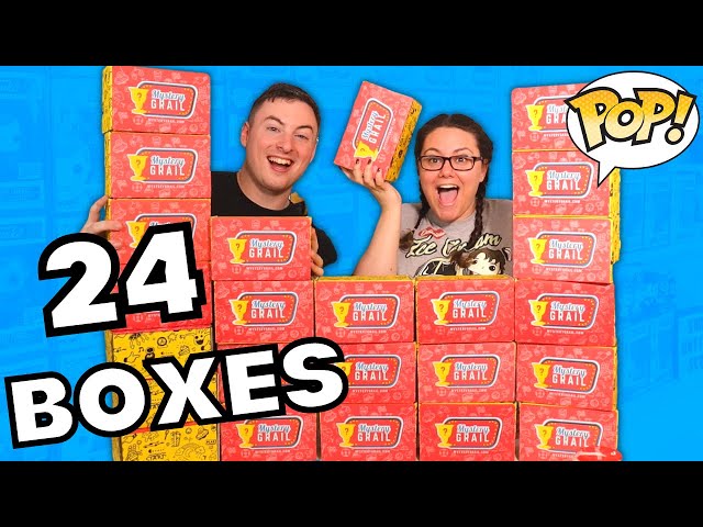 Opening 24 Funko Pop Mystery Boxes From Mystery Grail! GRAIL?!