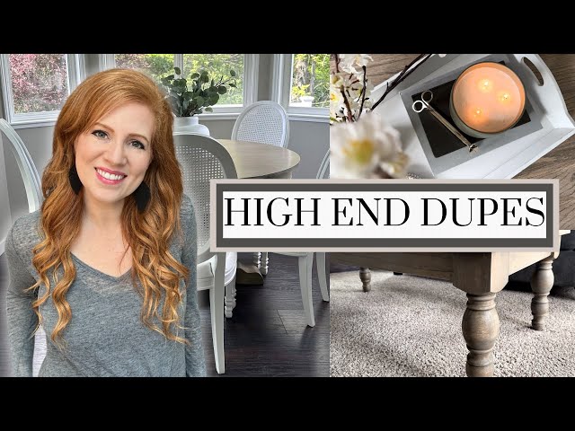 DIY HIGH END 🏠 HOME DECOR DUPES • AFFORDABLE DECORATING