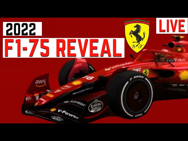 Live 2022 Ferrari F1-75 F1 Car Launch Watch Along
