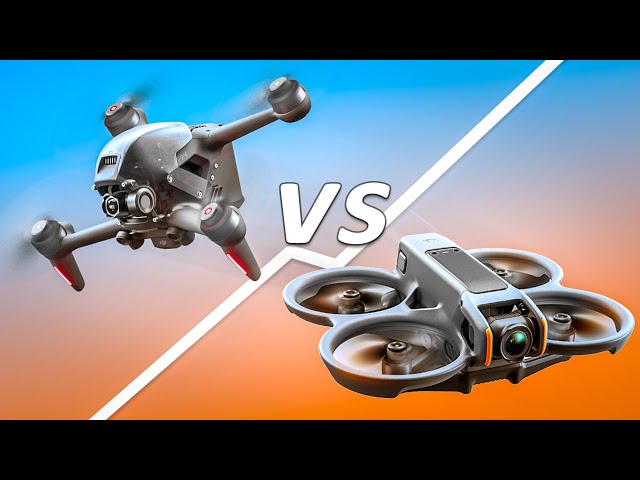 Drone Showdown: DJI Avata 2 vs DJI FPV