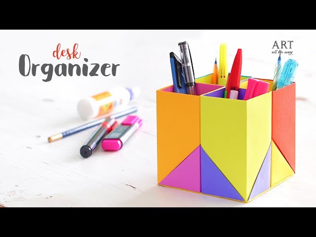 Creative DIY Desk Organizer For Kids | Back To School