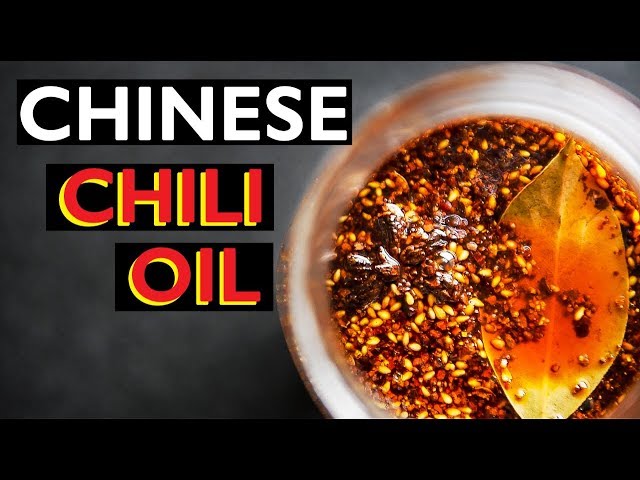 How to make Chili Oil ***EASY 5 MIN RECIPE*** CHINESE HOT SAUCE (中国辣椒油)