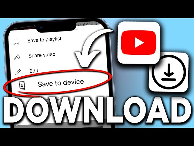 How to Download YouTube Video to Phone Gallery (2024) | Download Video From YouTube iPhone/Android