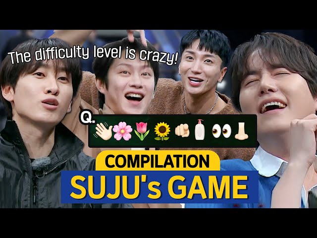 [Knowing Bros] SUPER JUNIOR members are so competitive about games🍕 Viewers are happy😊