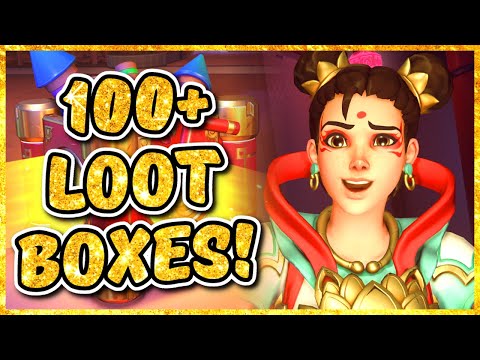 Overwatch - OPENING 100+ LUNAR NEW YEAR LOOT BOXES