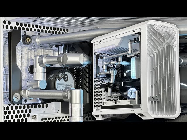 13900KS ㅣRTX4090 White CASE Watercooled Build