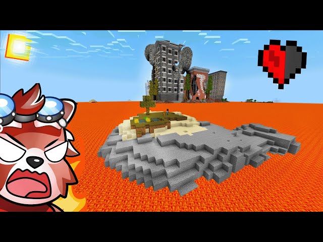 Supravietuim intr-o *Lume de Lava* pe Minecraft Hardcore!