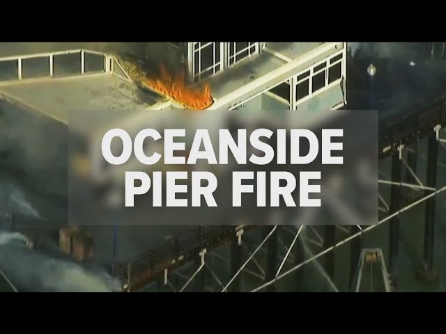 Oceanside Pier fire | Crews contain massive fire, save 90% of pier