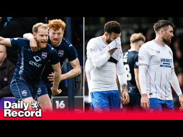 Ross County 3 Rangers 2: Gers buckle under title pressure as Staggies inflict Highland humiliation