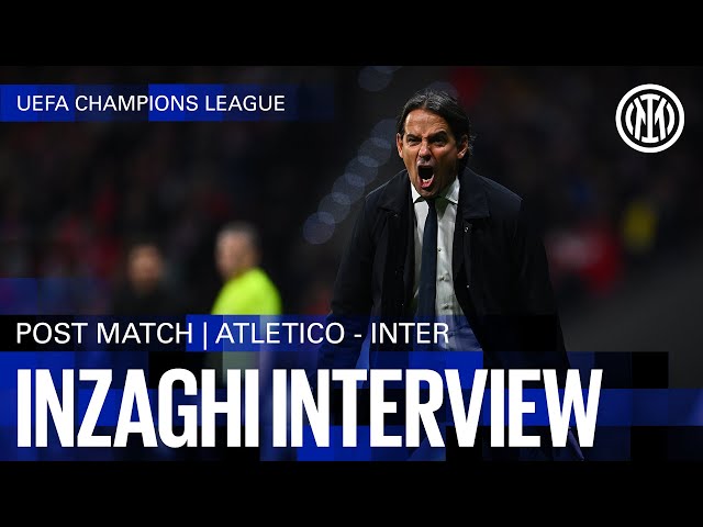 SIMONE INZAGHI INTERVIEW | ATLETICO MADRID 2-1 INTER (3-2 on penalties) 🎙️⚫🔵