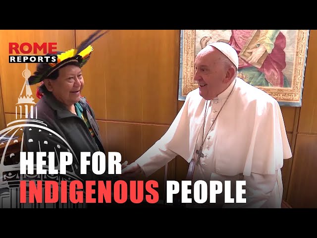 Amazonian shaman petitions Pope Francis to help protect indigenous people in Brazil