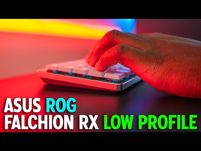 THE Best Low Profile Keyboard for Gaming (ROG Falchion LP)