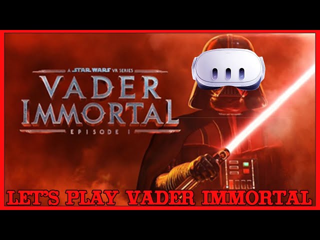 Playing Vader Immortal Episode 1 (VR) on Oculus Quest 3 Which Is Terrible at Recording VR Gameplay!