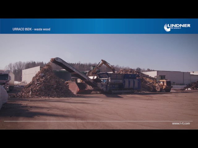 Lindner URRACO 95DK Waste Wood 2017