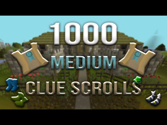 Loot From 1,000 Medium Clue Scrolls