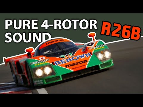 Orgasmic sound of 4-rotor Mazda 787B