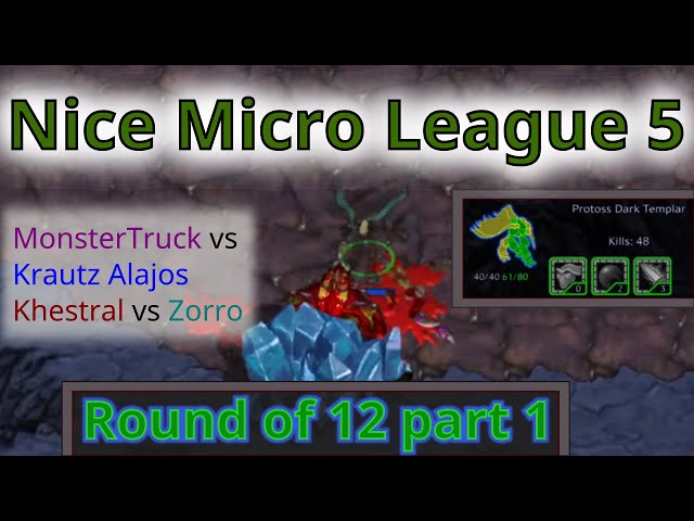 Nice Micro League 5 (StarCraft: Remastered), Ro12, Part 1
