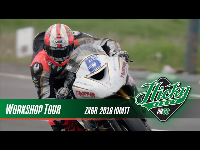Peter Hickman Workshop Tour, Kawasaki ZX6R 2016