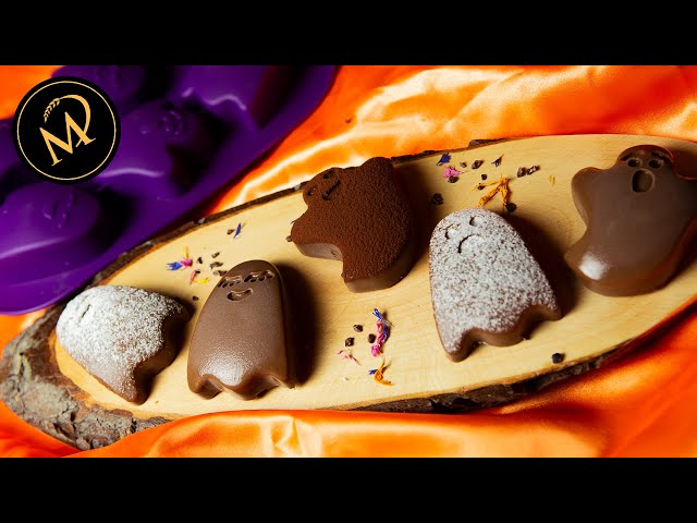 Süsse Geister aus Schokoladenmousse - schnell gemacht,  einfach und lecker