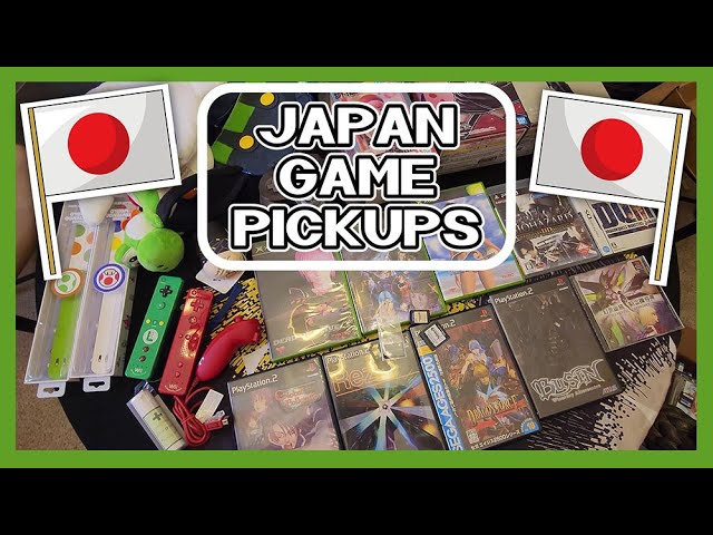 I GOT ALL THESE GAMES FROM JAPAN ! - Import Retro Ps2, Ps3,Xbox and More