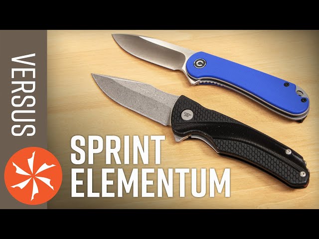 EDC Flippers for $50: Buck Sprint vs CIVIVI Elementum - KnifeCenter Reviews