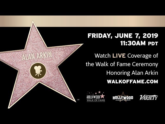 Alan Arkin - Hollywood Walk of Fame Ceremony - Live Stream