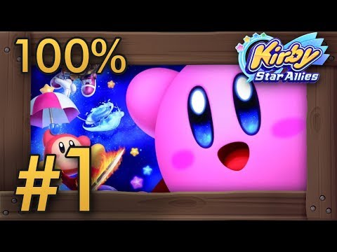 Kirby Star Allies - 100% Walkthrough (4 Players Co-Op) [Switch]