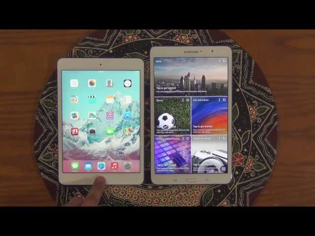 iPad Mini 2 (Retina Display) vs Samsung Galaxy Tab Pro 8.4 Speed Test Comparison