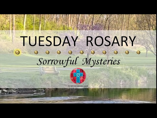 Tuesday Rosary • Sorrowful Mysteries of the Rosary 💜 May 7, 2024 VIRTUAL ROSARY - MEDITATION