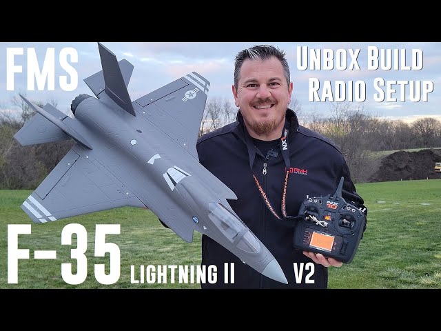FMS - F-35 Lightning II - 64mm - Unbox, Build, & Radio Setup