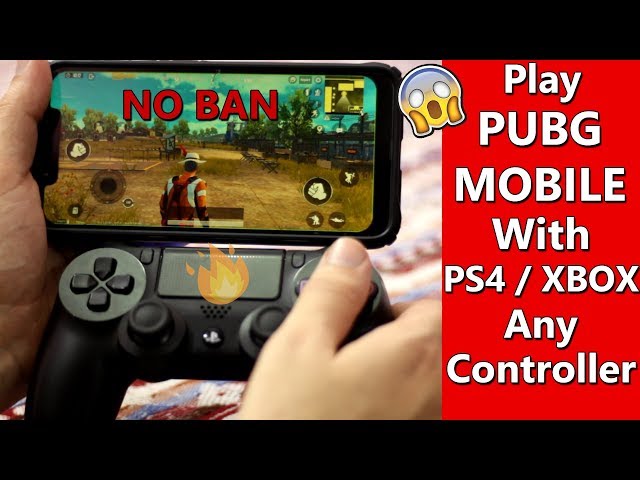 How to Play PUBG MOBILE with a PS4, XBOX or Any Controller in Hindi | No Ban 🔥 🎮