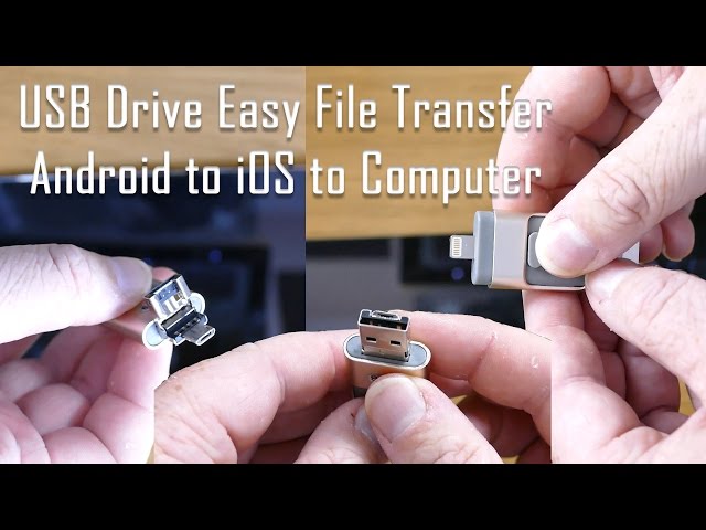 Easy Transfer 3 in 1 OTG USB Flash Drive for Android, iPhone & Computer