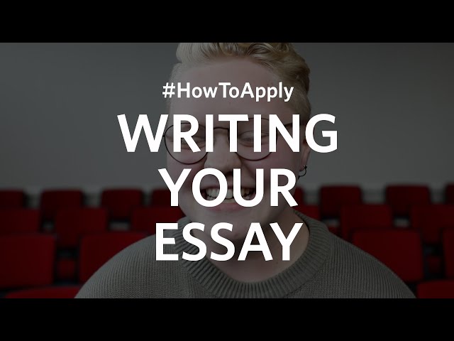 #HowToApply Writing Your College Essay