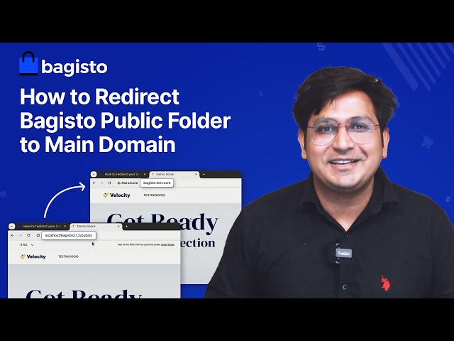 Redirecting Bagisto Project from /public Folder to Main Domain - Step-by-Step Tutorial