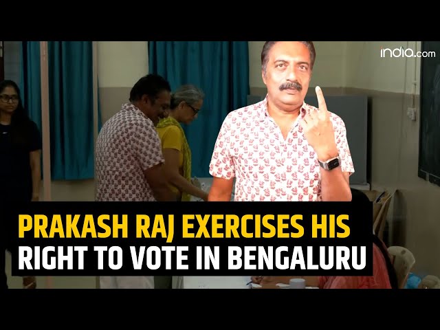 Lok Sabha Elections 2024: Prakash Raj casts vote in Bengaluru