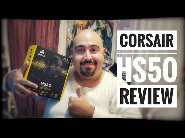 CORSAIR HS50 GAMING HEADSET UNBOXING & REVIEW | BEST HEADSET UNDER $50 (2017)