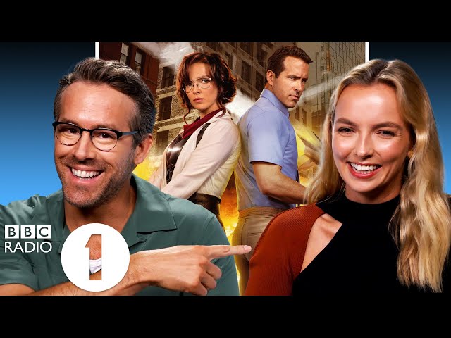 "She did 68 accents!" Free Guy's Ryan Reynolds and Jodie Comer on singing, Marmite and Taika Waititi