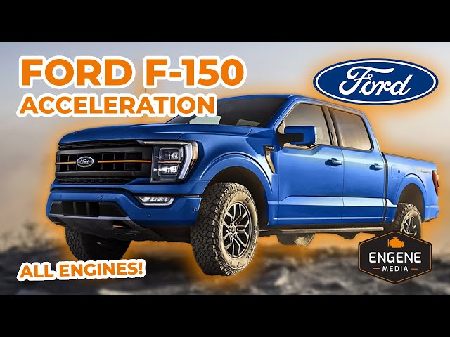 Ford F-150 ACCELERATION ALL ENGINES (with LIGHTING and RAPTOR)