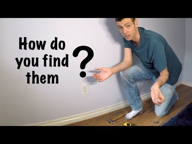 It's EASY to Find Studs WITHOUT A STUD FINDER!!!!!