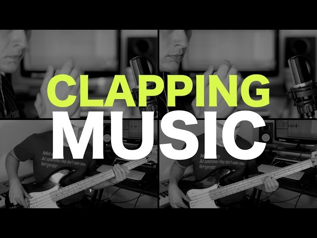 Clapping Music (minimalism on the bass guitar) [ AN's Bass Lessons #29 ]