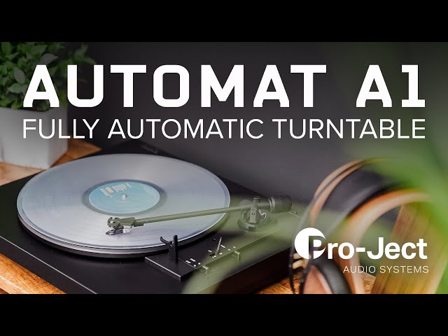 NEW Pro-Ject Automat A1 Fully Automatic Turntable for Vinyl Lovers (Total Plug & Play!)